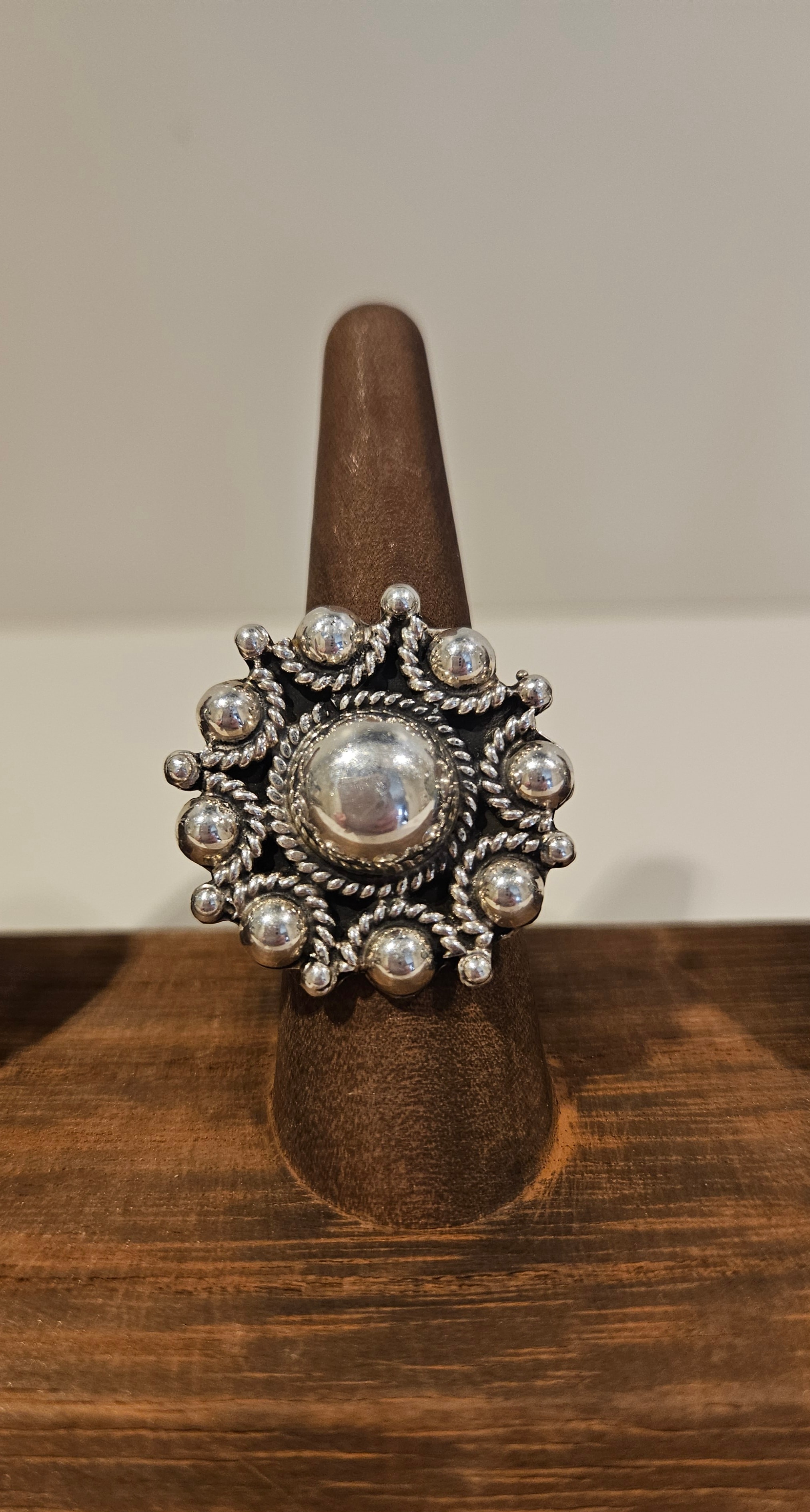 Silver Ball Cluster Ring — Stamped 925